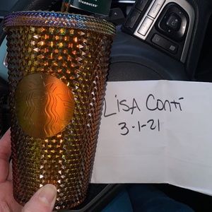 50th anniversary Starbucks Honeycomb studded cup